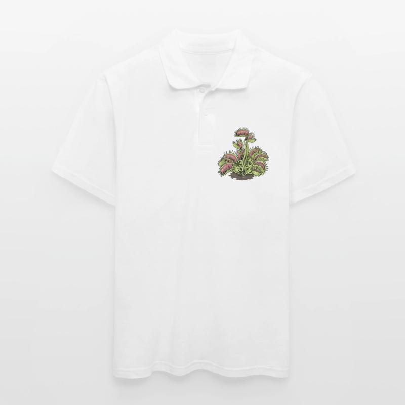 Carnivorous Plant Venus Flytrap Men's Polo Shirt