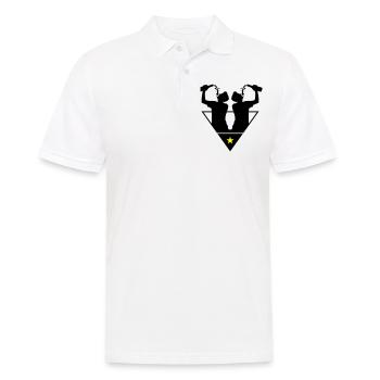 Drinker Team Bottle - Men's Polo Shirt - white - Front - Kai (181cm)