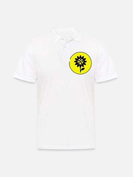 Sunflower Icon Icon - Men's Polo Shirt - white