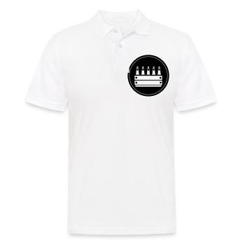 Beer crate crate beer - Men's Polo Shirt - white - Front - Kai (181cm)