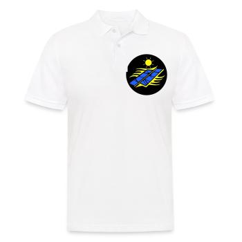 Photovoltaik Solar Energie - Männer Poloshirt - Weiß - Vorne - Kai (181cm)