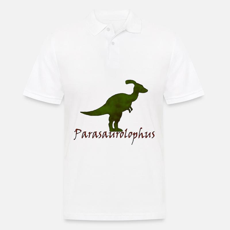 Parasaurolophus - Männer Poloshirt - Weiß