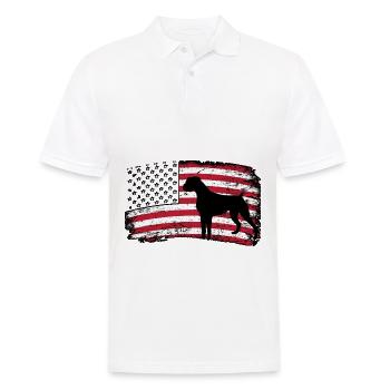 Boxer États-Unis - Polo Homme - blanc - Devant - Kai (181cm)