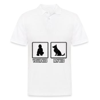 Ton enfant mon enfant - Polo Homme - blanc - Devant - Kai (181cm)