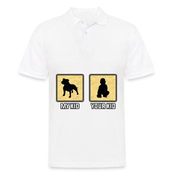 Votre enfant mon enfant - Polo Homme - blanc - Devant - Kai (181cm)