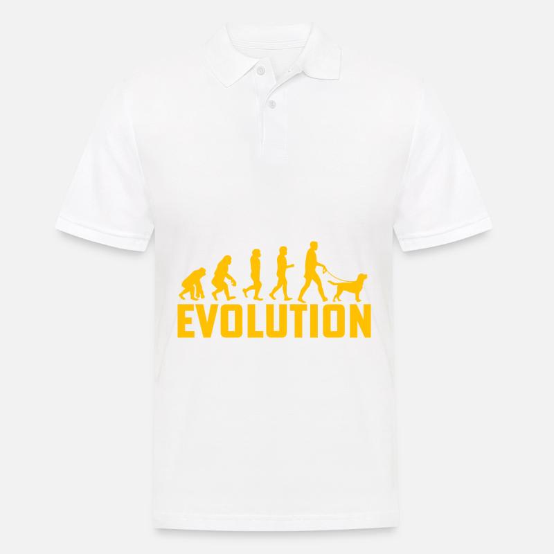 Labrador Evolution - Men's Polo Shirt - white