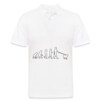 Évolution du husky - Polo Homme - blanc - Devant - Kai (181cm)