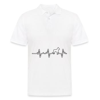 Battement de cœur de boxeur - Polo Homme - blanc - Devant - Kai (181cm)