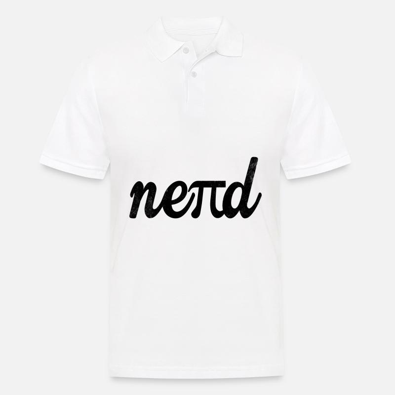 Math Nerd Math Pi Gift - Men's Polo Shirt - white