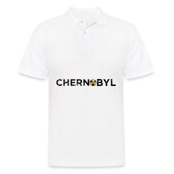 Symbole de l'atome radioactif de Tchernobyl - Polo Homme - blanc - Devant - Kai (181cm)
