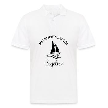 Mir reichts ich geh Segeln Segler Segelboot - Männer Poloshirt - Weiß - Vorne - Kai (181cm)