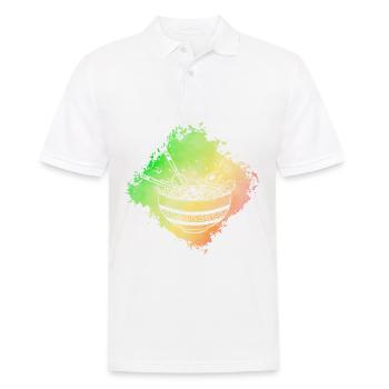 Ramen Retro - Men's Polo Shirt - white - Front - Kai (181cm)