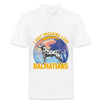 J’adore les Dalmatiens - Polo Homme - blanc - Devant - Kai (181cm)