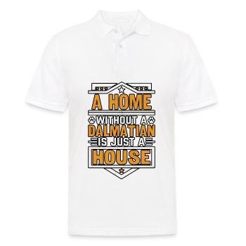 Une maison sans dalmatien n’est qu’une maison - Polo Homme - blanc - Devant - Kai (181cm)