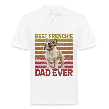 Meilleur papa français de tous les temps - Polo Homme - blanc - Devant - Kai (181cm)