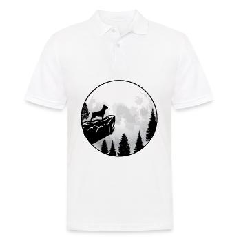 Bouledogue français - Polo Homme - blanc - Devant - Kai (181cm)