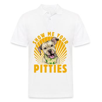 Montrez-moi vos Pitties - Polo Homme - blanc - Devant - Kai (181cm)