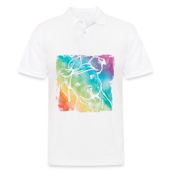 Pitbull Rétro - Polo Homme - blanc - Devant - Kai (181cm)