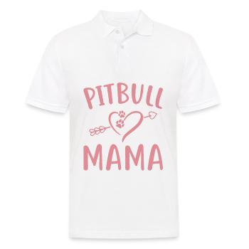 Pitbull Mama - Polo Homme - blanc - Devant - Kai (181cm)