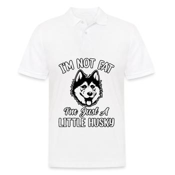 Je ne suis pas gros, je suis juste un peu husky - Polo Homme - blanc - Devant - Kai (181cm)