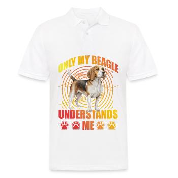 Seul mon Beagle me comprend - Polo Homme - blanc - Devant - Kai (181cm)