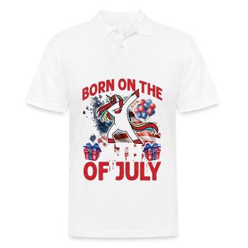 Né le 4 juillet - Polo Homme - blanc - Devant - Kai (181cm)