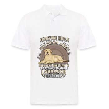 Labrador drôle de dicton - Polo Homme - blanc - Devant - Kai (181cm)