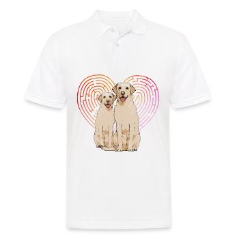 Labrador - Polo Homme - blanc - Devant - Kai (181cm)