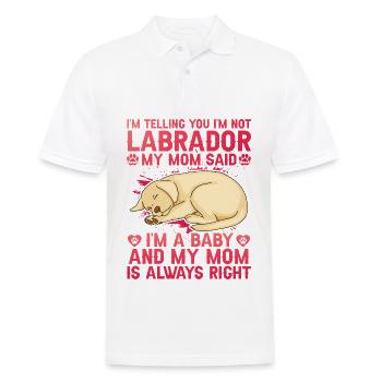 Labrador - Polo Homme - blanc - Devant - Kai (181cm)