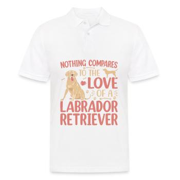 Rien ne se compare à l’amour d’un Labrador - Polo Homme - blanc - Devant - Kai (181cm)