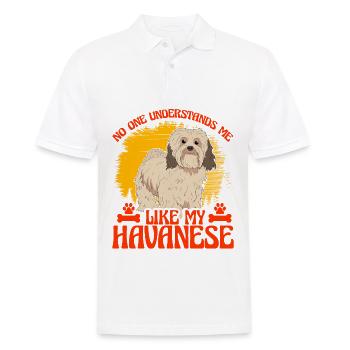 Personne ne me comprend comme mon Havanais - Polo Homme - blanc - Devant - Kai (181cm)