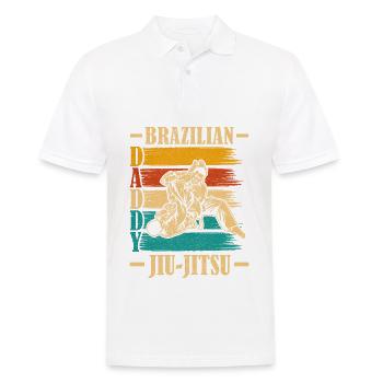Papa Jiu-Jitsu Brésilien - Polo Homme - blanc - Devant - Kai (181cm)