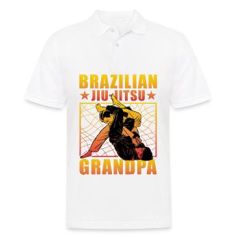 Grand-père de Jiu-Jitsu brésilien - Polo Homme - blanc - Devant - Kai (181cm)