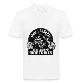 | de conducteur de tricycle Trike Triker Trikes Hobby Cadeaux - Polo Homme - blanc - Devant - Kai (181cm)