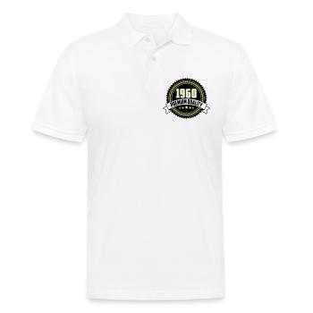 Les couleurs peuvent être modifiées | 1960 Emblème Qualité Supérieure - Polo Homme - blanc - Devant - Kai (181cm)