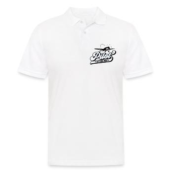 Fliegen Flieger Pilot Pilotin | Farben änderbar - Männer Poloshirt - Weiß - Vorne - Kai (181cm)
