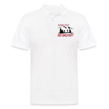 Wandern Zubehör Wanderer Motiv - Männer Poloshirt - Weiß - Vorne - Kai (181cm)