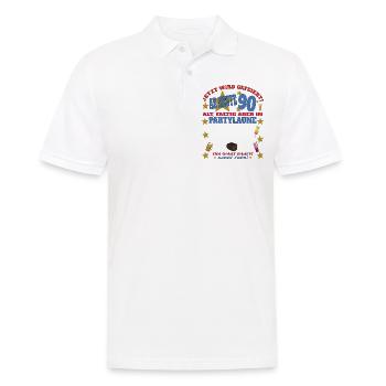 Livre d’or homme et femme 90e anniversaire - Polo Homme - blanc - Devant - Kai (181cm)