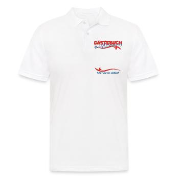 90th Birthday Man and Woman Guestbook - Men's Polo Shirt - white - Front - Kai (181cm)