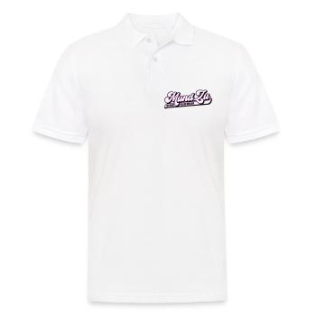 Farben änderbar | Mund Zu ich weiß ich bin hübsch - Männer Poloshirt - Weiß - Vorne - Kai (181cm)