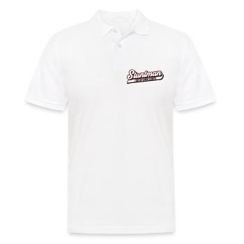Stuntman I Do My Own Stunts | Colors can be changed - Men's Polo Shirt - white - Front - Kai (181cm)