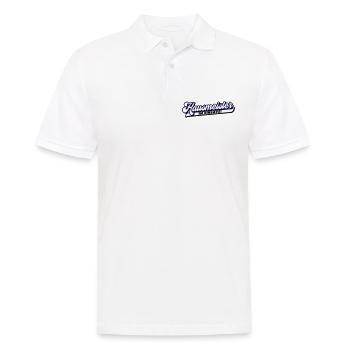 Farben änderbar | Hausmeister im Einsatz! - Männer Poloshirt - Weiß - Vorne - Kai (181cm)