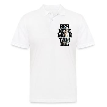 Bouvier bernois - Polo Homme - blanc - Devant - Kai (181cm)