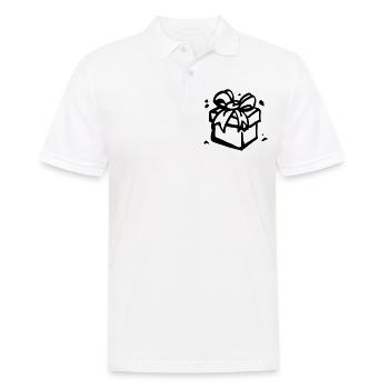 Boîte cadeau / boîte cadeau - present - Polo Homme - blanc - Devant - Kai (181cm)