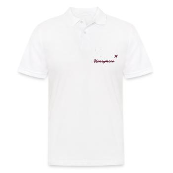 191001 Travel Honeymoon - Men's Polo Shirt - white - Front - Kai (181cm)