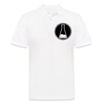 Icône de tube à essai - Polo Homme - blanc - Devant - Kai (181cm)