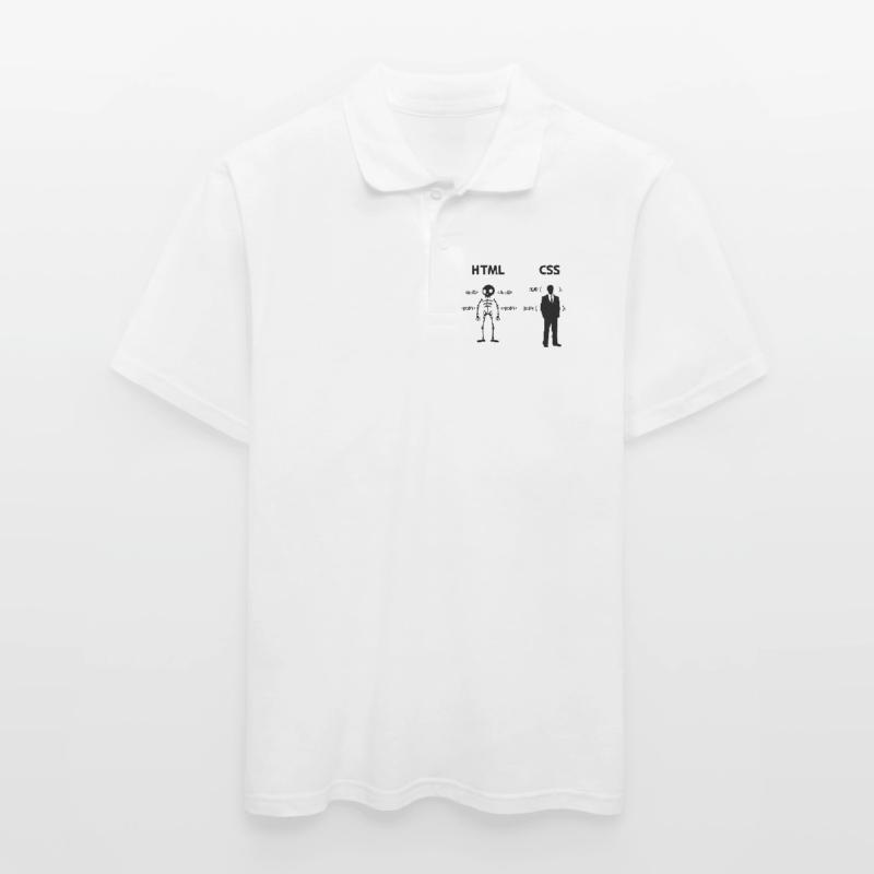 Développeur Programmeur Coden Code de script CSS Polo Homme