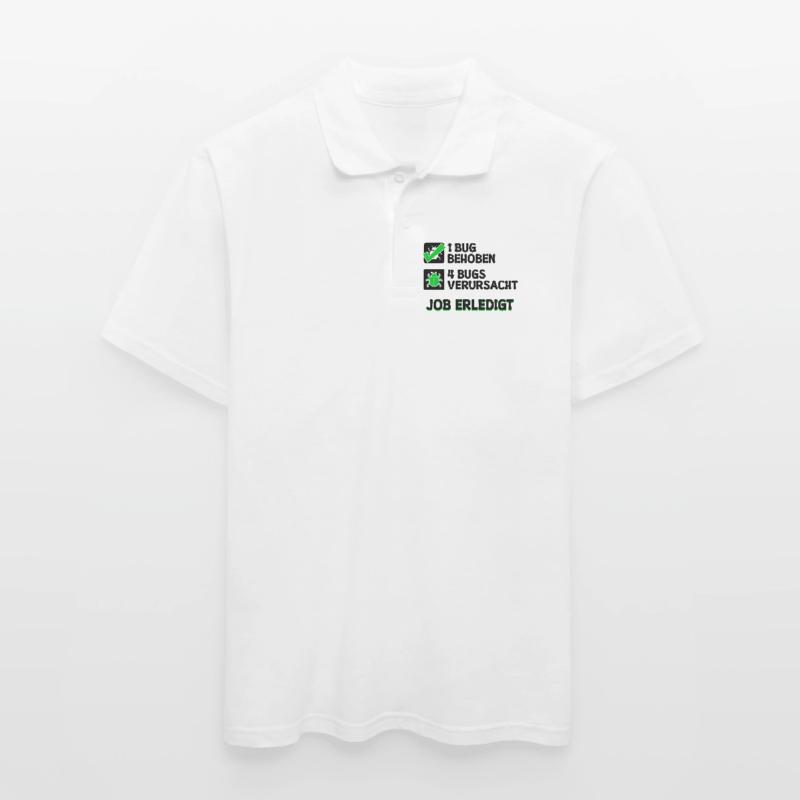Open Source Bugfixing Bugs Developer Programmier Männer Poloshirt