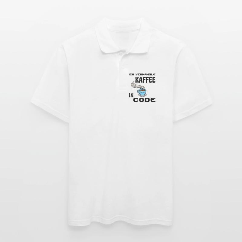Coden Computerfreak Developer Statement Nerd Männer Poloshirt