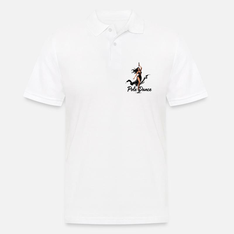 Pole Dance Poledancerin ästhetisch Geschenk - Männer Poloshirt - Weiß
